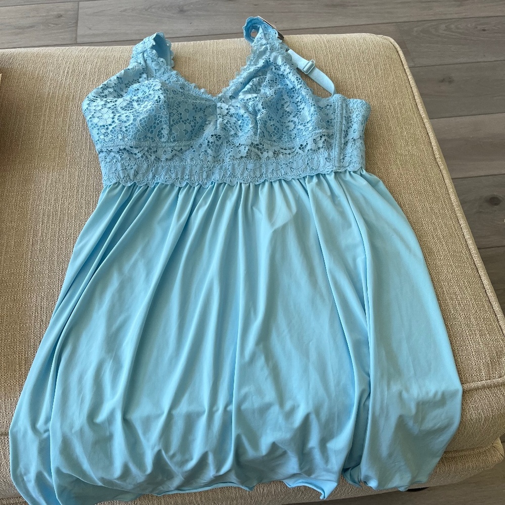 Parfait P5488 sky blue lingerie